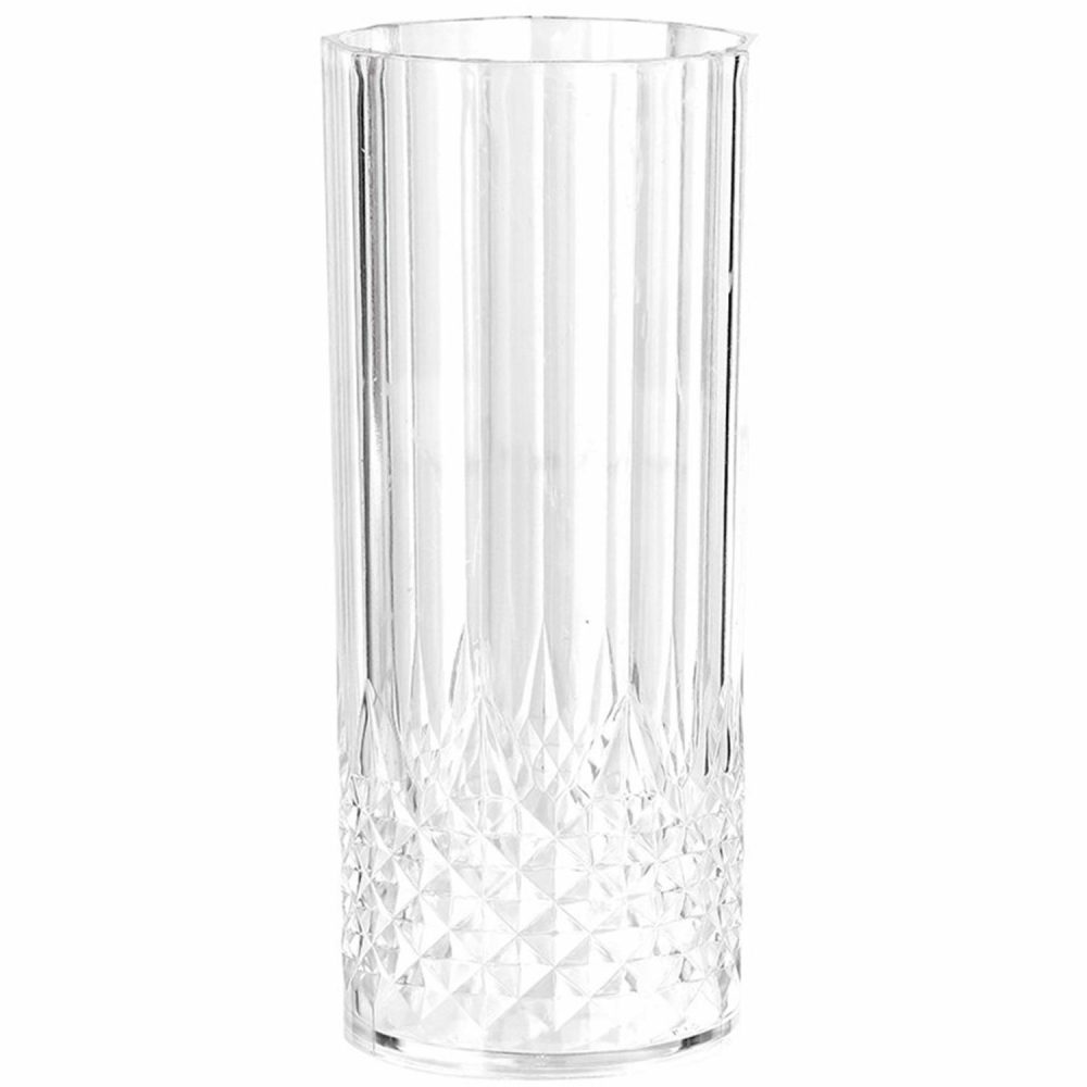 Cups & Glasses | Crystal Style Deco Clear Plastic Tumbler Glass 390Ml Catering & Kitchen Cups & Glasses