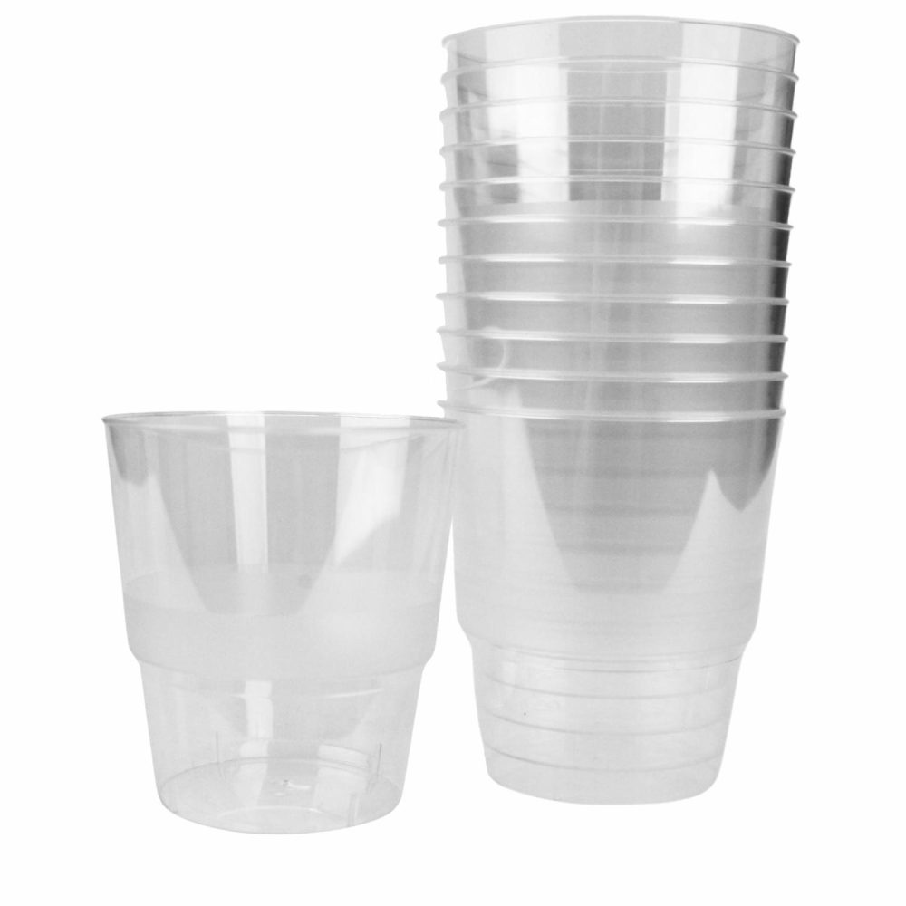 Cups & Glasses | Everyday Living Clear Plastic Reusable Juice Cup 200Ml (Pack Of 12) Catering & Kitchen Cups & Glasses