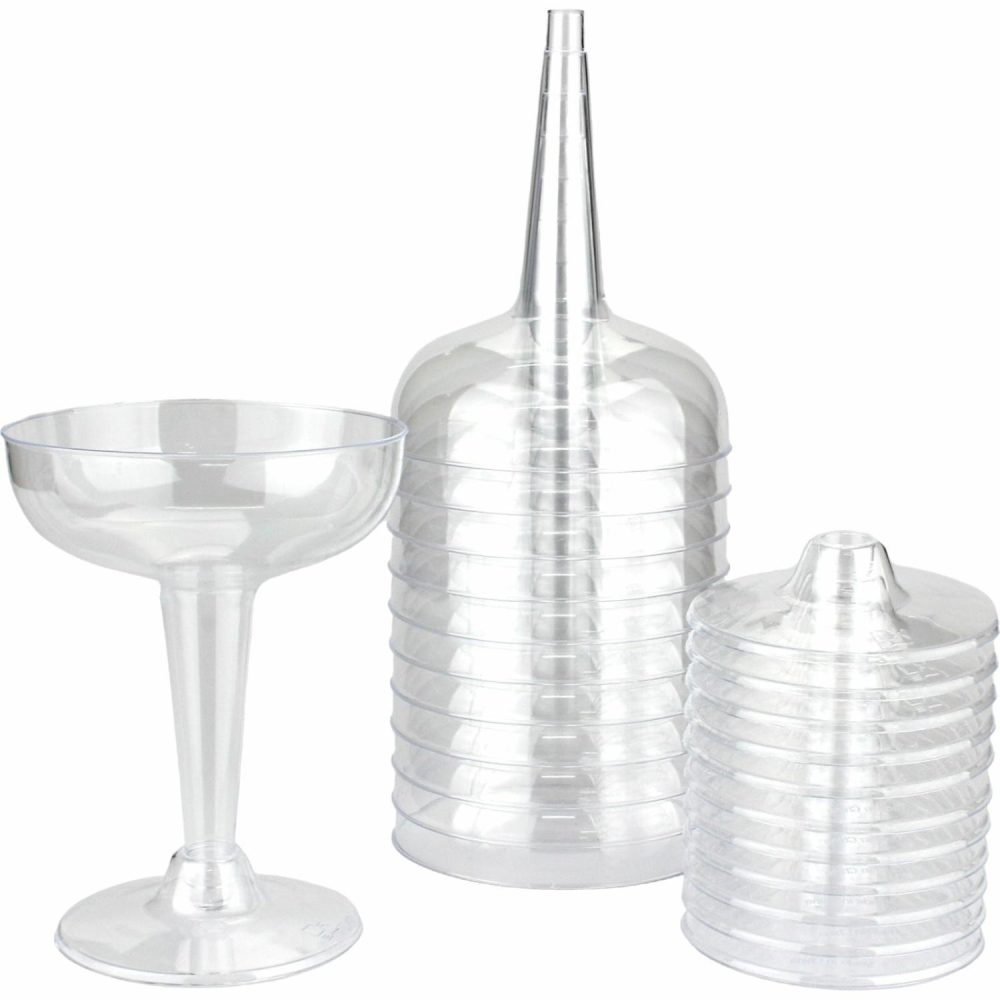 Cups & Glasses | Plastic Cocktail Glasses (Pack Of 12) Catering & Kitchen Cups & Glasses