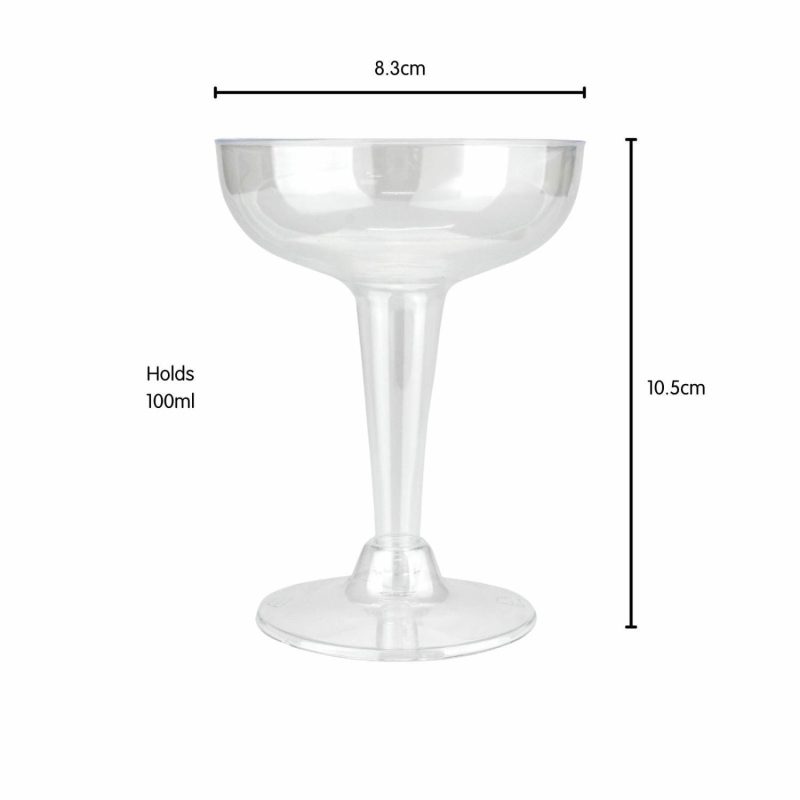 Cups & Glasses | Plastic Cocktail Glasses (Pack Of 12) Catering & Kitchen Cups & Glasses