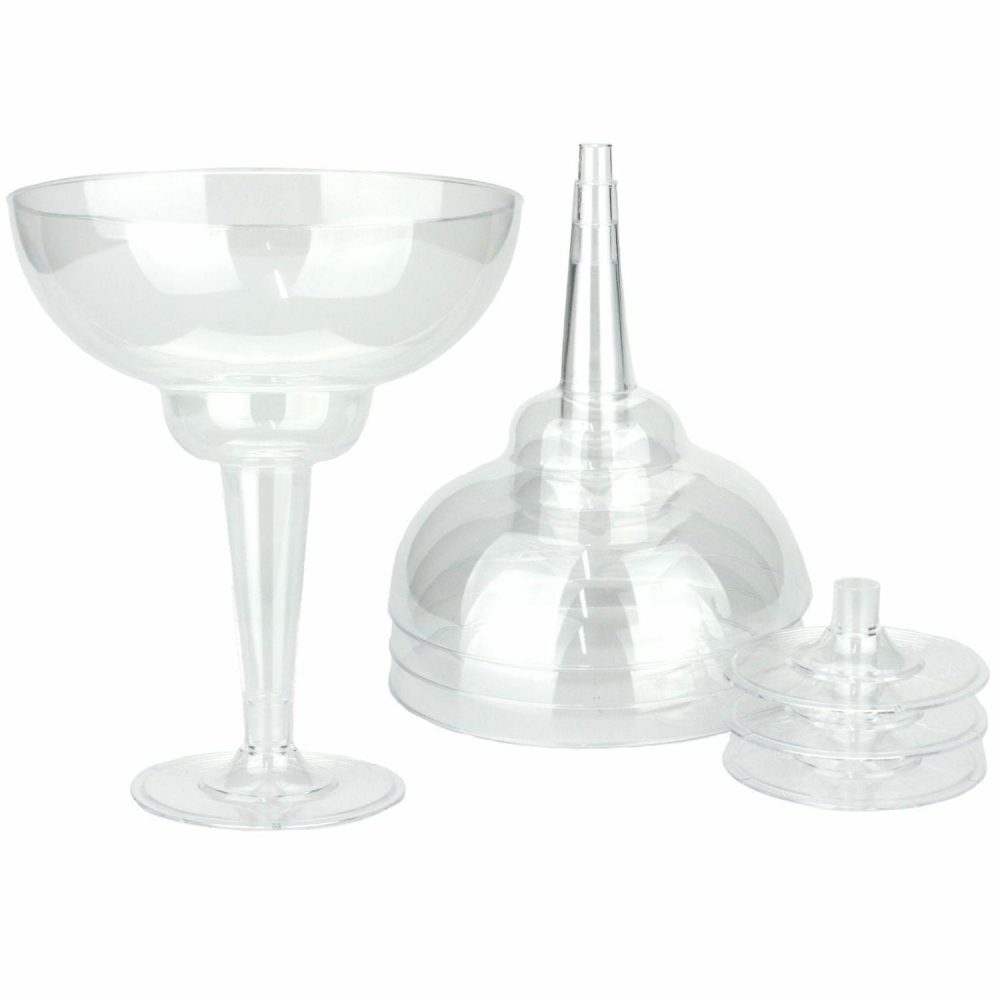 Cups & Glasses | Plastic Margarita Glasses (Pack Of 4) Catering & Kitchen Cups & Glasses