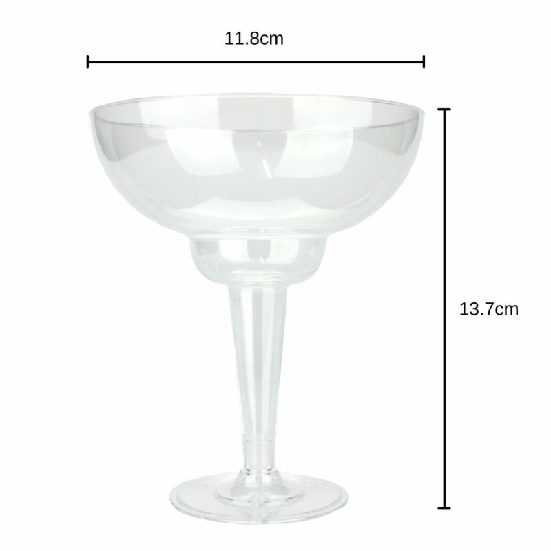 Cups & Glasses | Plastic Margarita Glasses (Pack Of 4) Catering & Kitchen Cups & Glasses