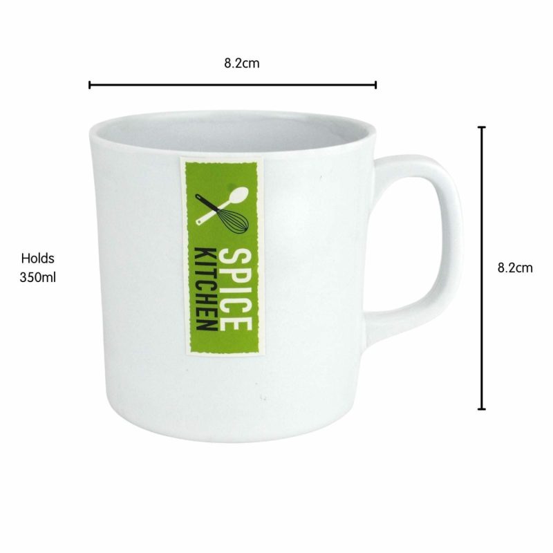 Cups & Glasses | White Melamine Mug 350Ml Catering & Kitchen Cups & Glasses