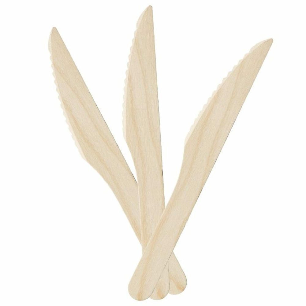 Cutlery & Utensils | Eco Wooden Knives (Bulk Pack Of 100) Catering & Kitchen Cutlery & Utensils