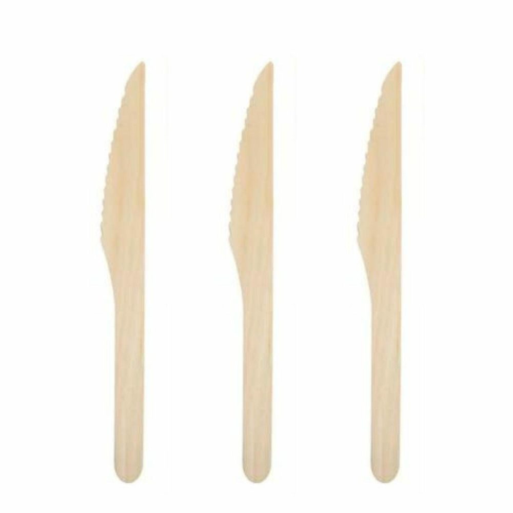 Cutlery & Utensils | Eco Wooden Knives (Bulk Pack Of 100) Catering & Kitchen Cutlery & Utensils