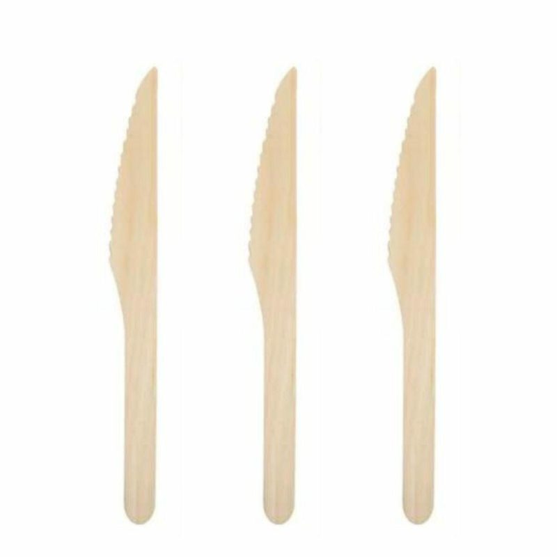 Cutlery & Utensils | Eco Wooden Knives (Bulk Pack Of 100) Catering & Kitchen Cutlery & Utensils