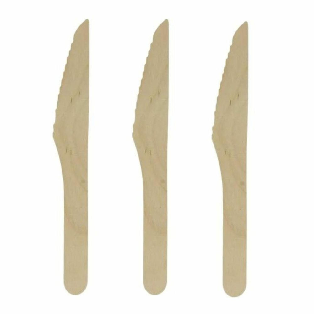 Cutlery & Utensils | Eco Wooden Knives (Pack Of 50) Catering & Kitchen Cutlery & Utensils