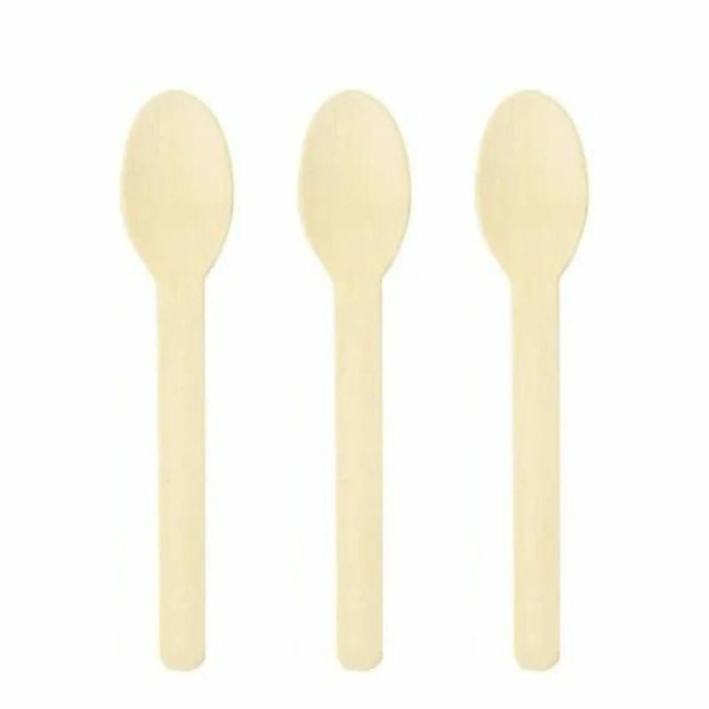 Cutlery & Utensils | Eco Wooden Spoons (Bulk Pack Of 100) Catering & Kitchen Cutlery & Utensils