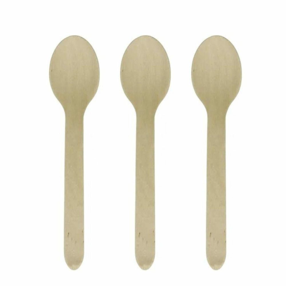 Cutlery & Utensils | Eco Wooden Spoons (Pack Of 50) Catering & Kitchen Cutlery & Utensils