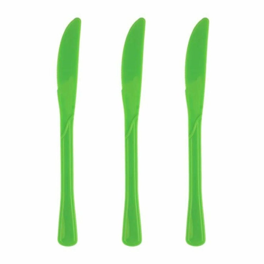 Cutlery & Utensils | Lime Reusable Plastic Knives (Pack Of 25) Catering & Kitchen Cutlery & Utensils