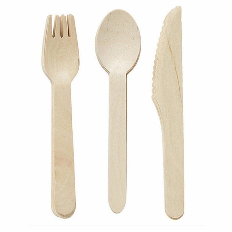 Cutlery & Utensils | Wooden Cutlery Set (12 Piece) Catering & Kitchen Cutlery & Utensils