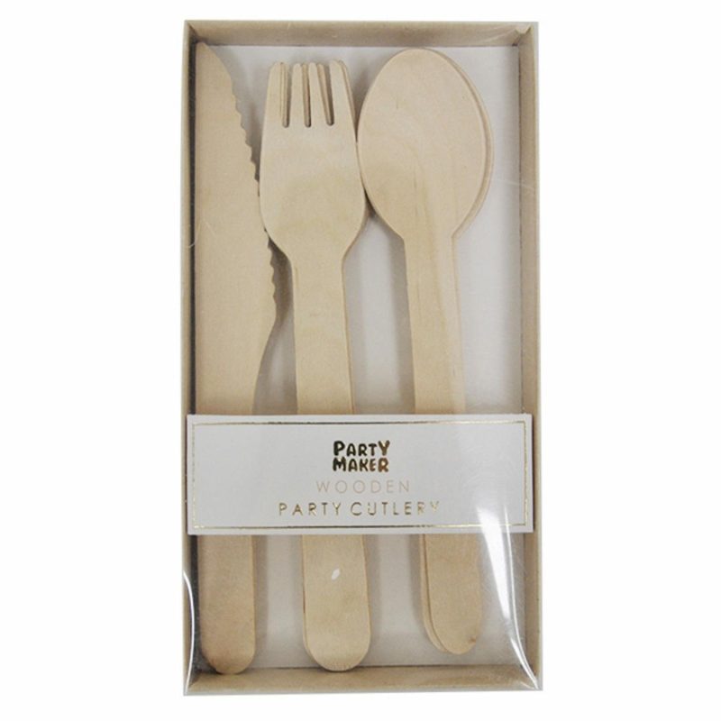 Cutlery & Utensils | Wooden Cutlery Set (12 Piece) Catering & Kitchen Cutlery & Utensils