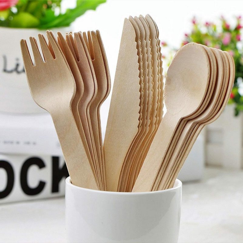 Cutlery & Utensils | Wooden Cutlery Set (12 Piece) Catering & Kitchen Cutlery & Utensils