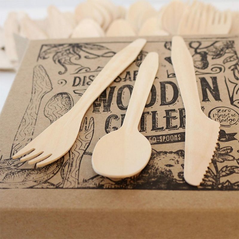 Cutlery & Utensils | Wooden Cutlery Set (12 Piece) Catering & Kitchen Cutlery & Utensils