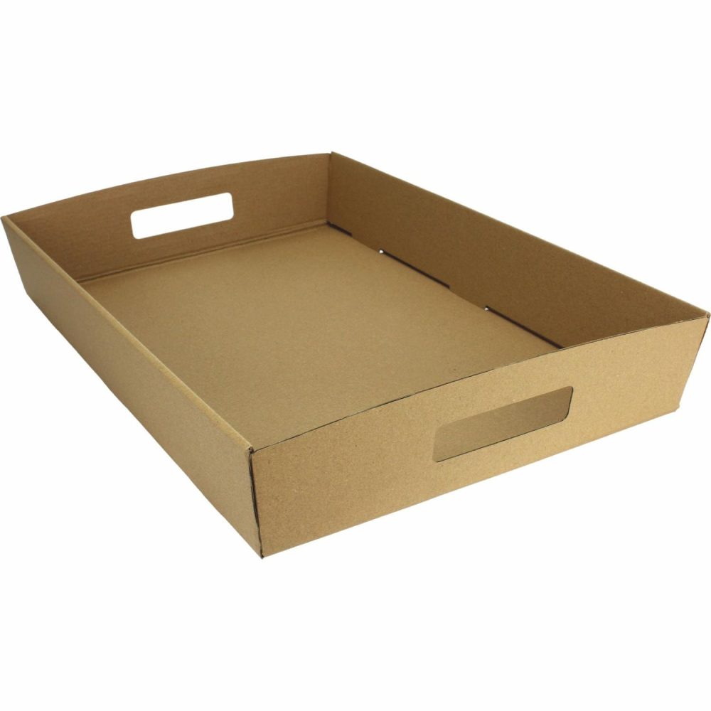 Dessert & Grazing Tables | Cardboard Grazing Tray With Handles 45Cm X 31Cm X 8Cm Decor Dessert & Grazing Tables