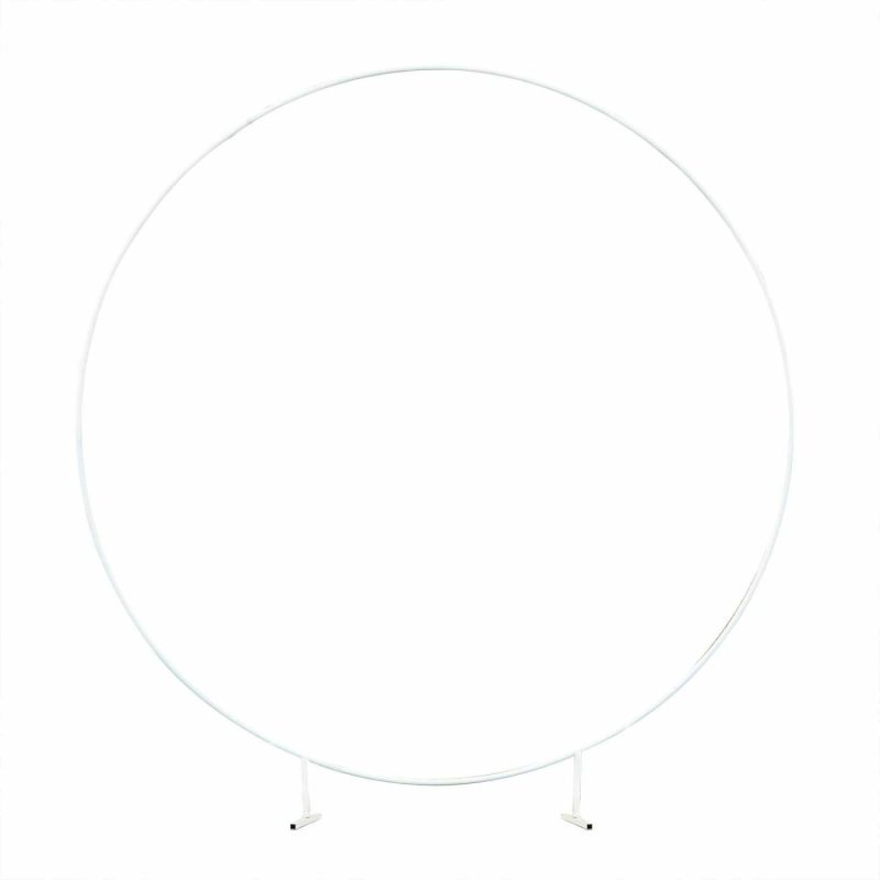 Displays & Stands | Ginger Ray Botanical Wedding Round White Backdrop Frame (2M) Decor Displays & Stands