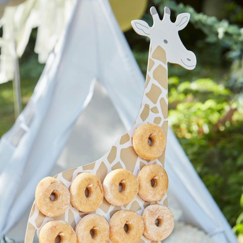 Displays & Stands | Ginger Ray Wild Jungle Giraffe Donut Stand Decor Displays & Stands