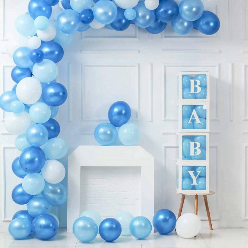 Displays & Stands | White Balloon Box (30Cm) Decor Displays & Stands