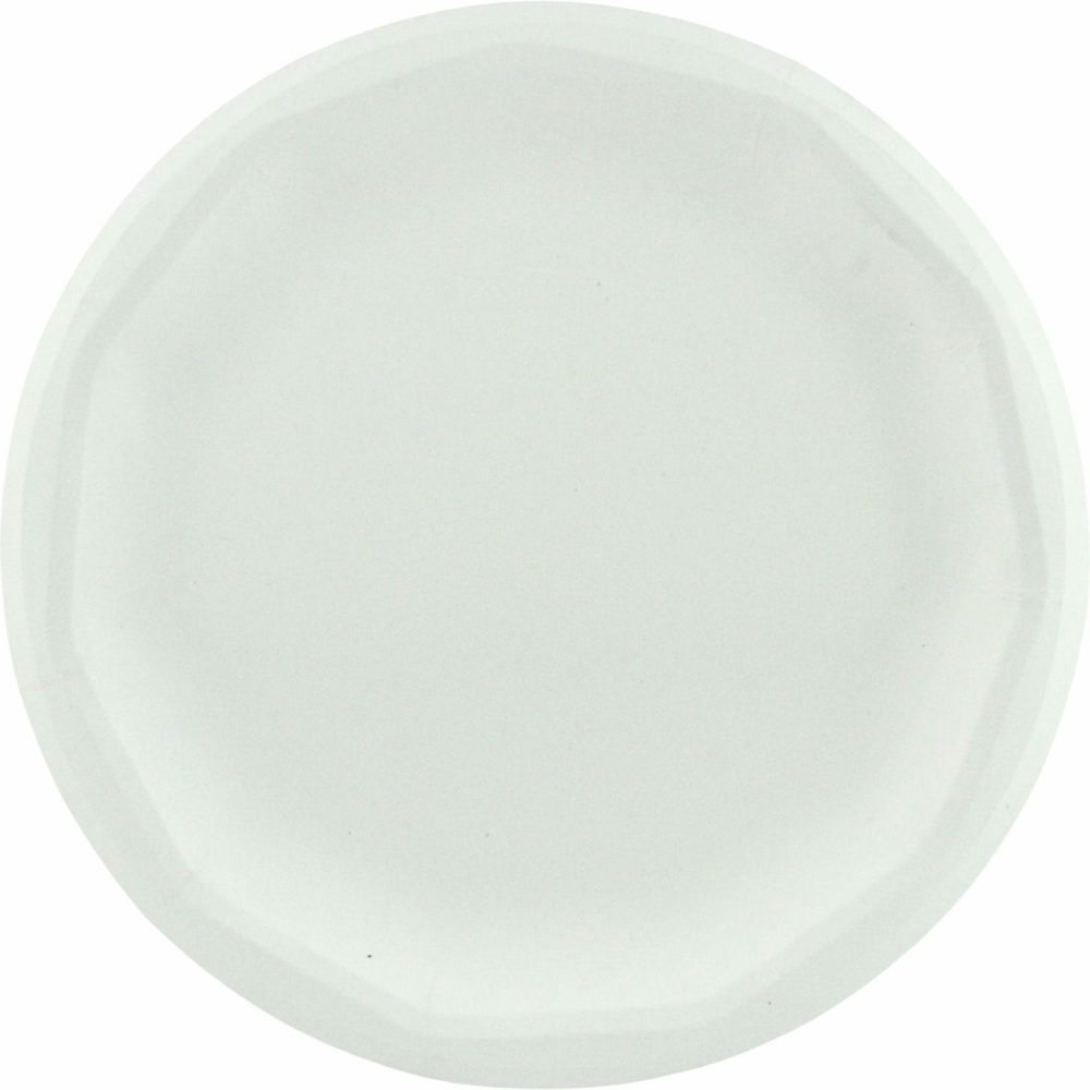 Eco-Friendly Partyware | Eco White Sugar Cane Large Plates 23Cm (Pack Of 50) Decor Eco-Friendly Partyware