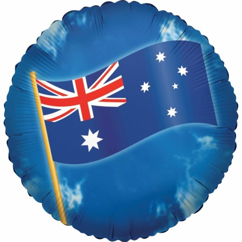 Foil Balloons | Australian Flag Foil Helium Balloon Balloons Foil Balloons