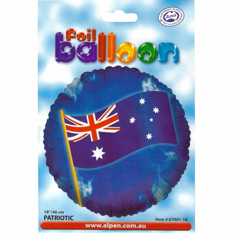 Foil Balloons | Australian Flag Foil Helium Balloon Balloons Foil Balloons