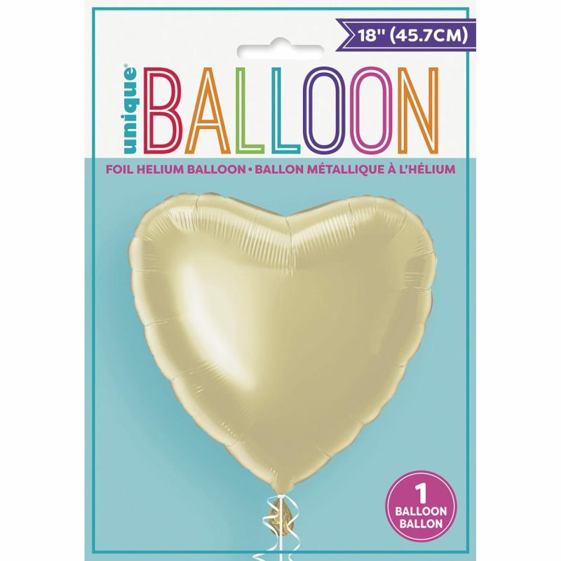 Foil Balloons | Heart Shaped Champagne Foil Balloon Balloons Foil Balloons