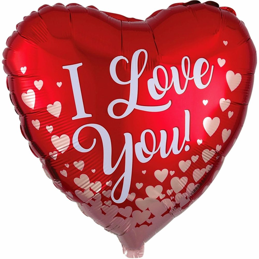 Foil Balloons | I Love You Heart Shaped Foil Helium Balloon Balloons Foil Balloons