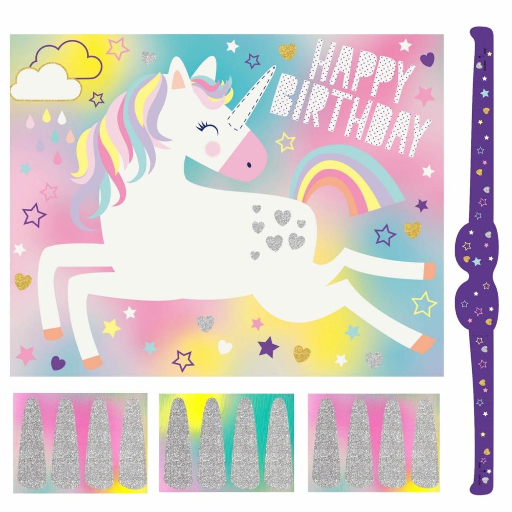 Games | Hip Hooray Unicorn Pin The Horn Party Game Games Games