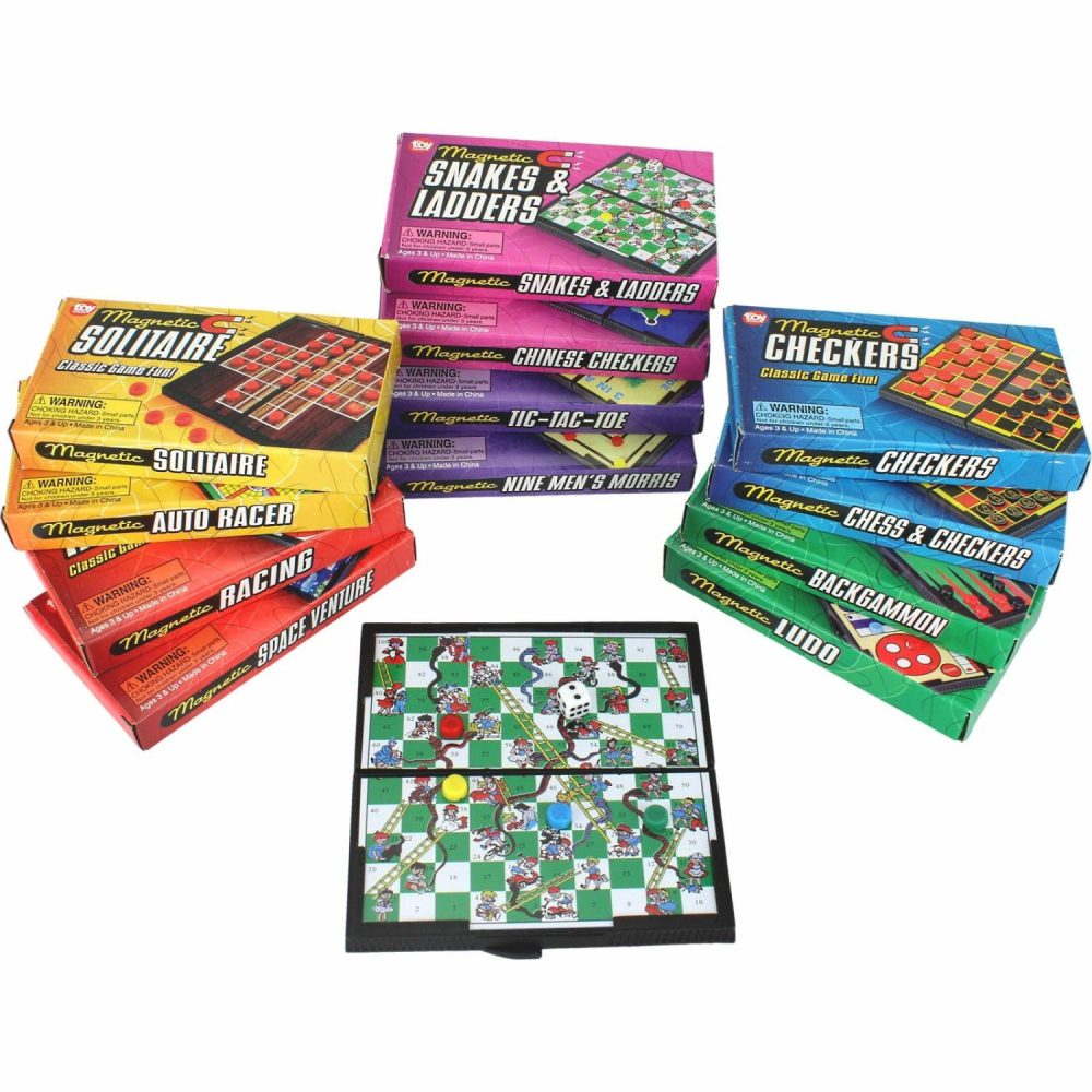 Games | Mini Magnetic Games (Box Of 12 Games) Games Games