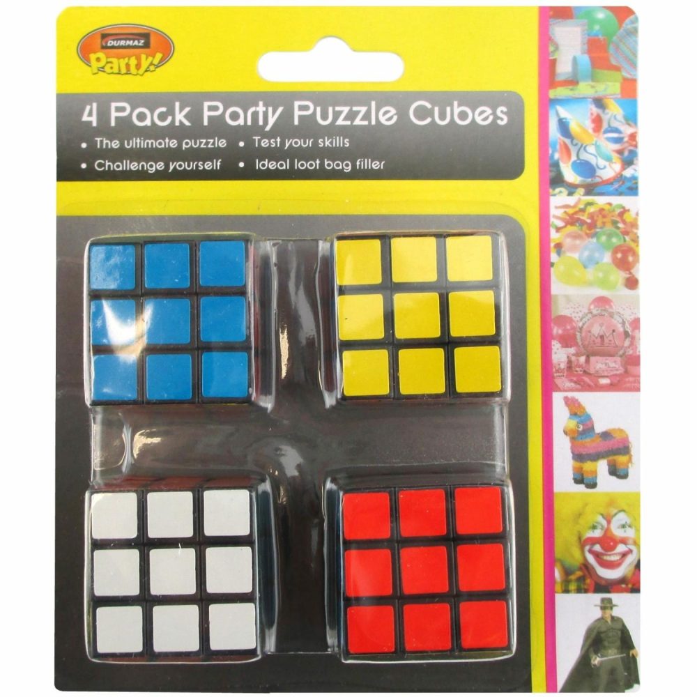 Games | Mini Puzzle Cubes (Pack Of 4) Games Games