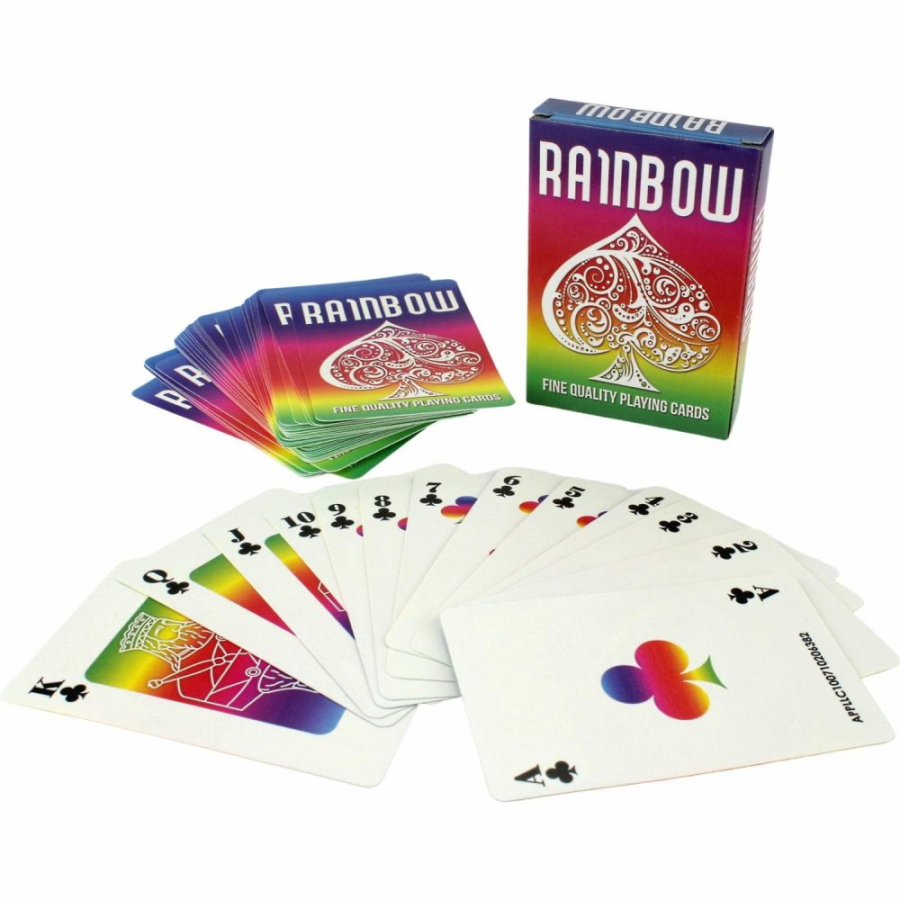 Games | Rainbow Coloured Playing Cards (1 Deck) Games Games