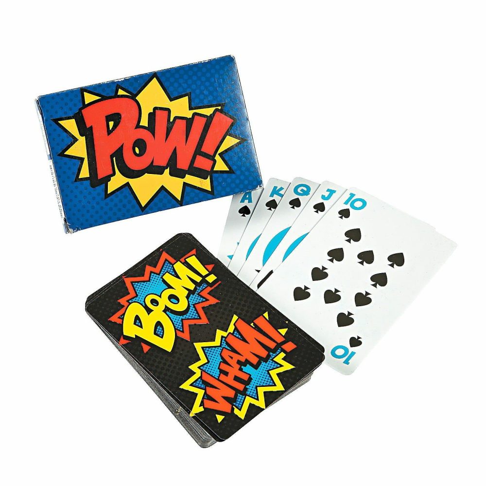 Games | Superhero Playing Cards (Pack Of 12) Games Games