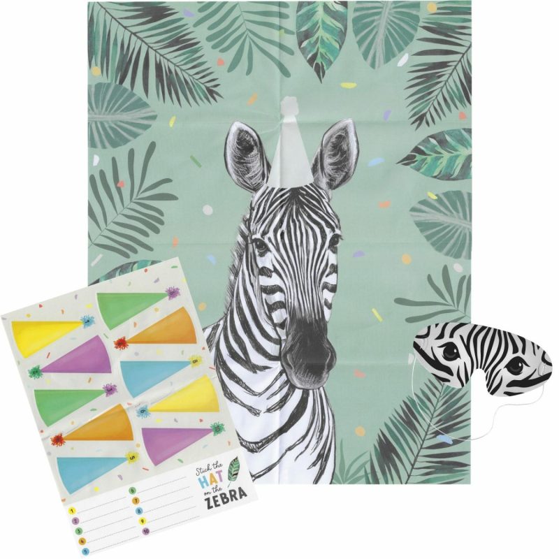 Games | Wild Jungle Party Pin The Party Hat Game Games Games