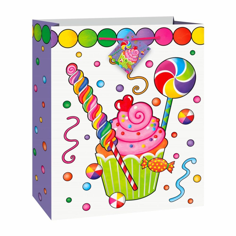 Gift Bags | Candy Party Paper Gift Bag 22.5Cm Gift Bags Gift Bags