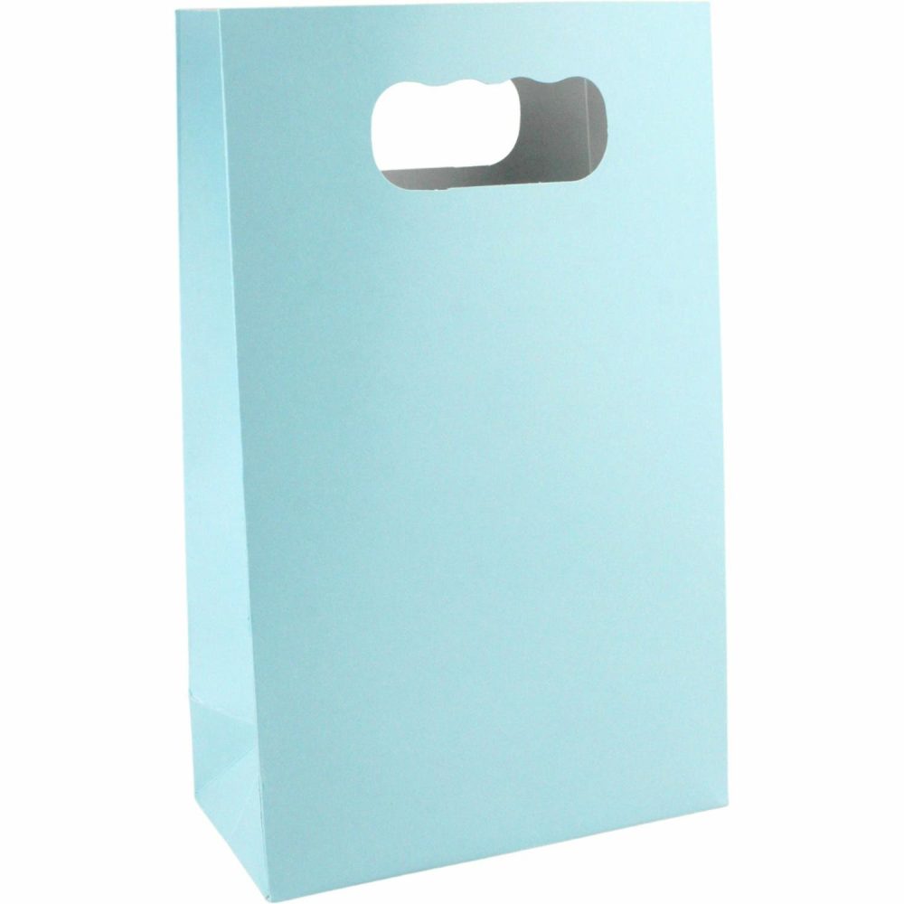 Gift Bags | Light Blue Paper Gift Bags 18Cm (Pack Of 6) Gift Bags Gift Bags