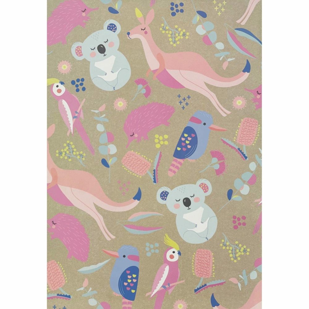 Gift Wrapping | Aussie Animals Wrapping Paper (1 Sheet) Gift Wrapping Gift Wrapping