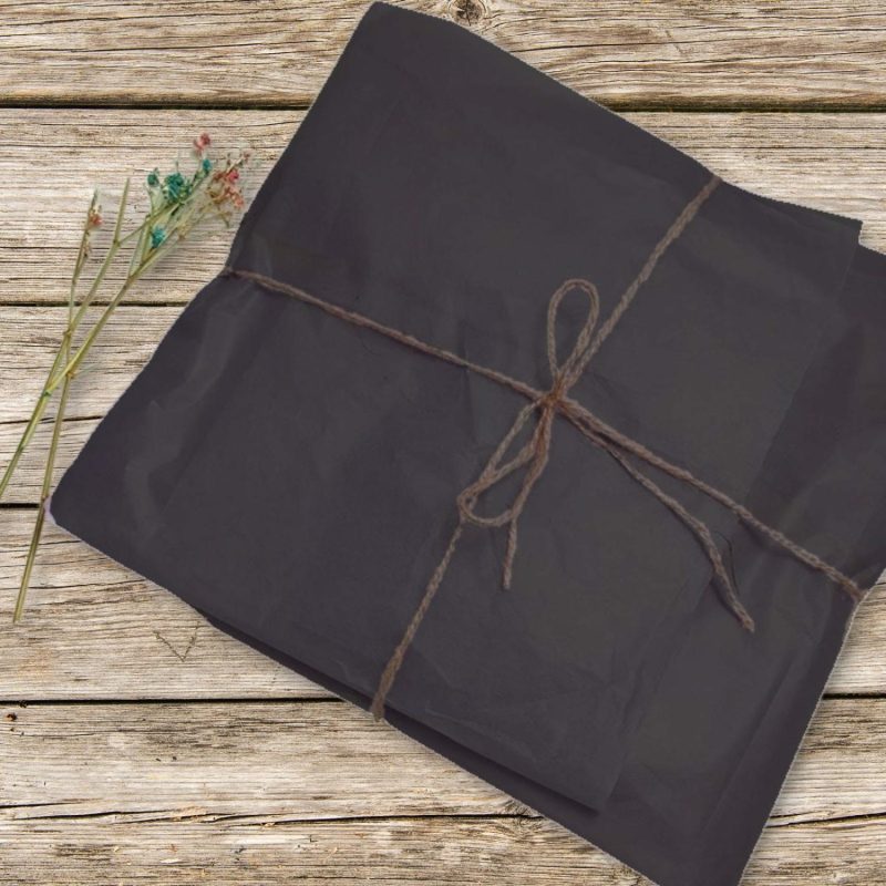 Gift Wrapping | Black Tissue Paper (5 Sheets) Gift Wrapping Gift Wrapping