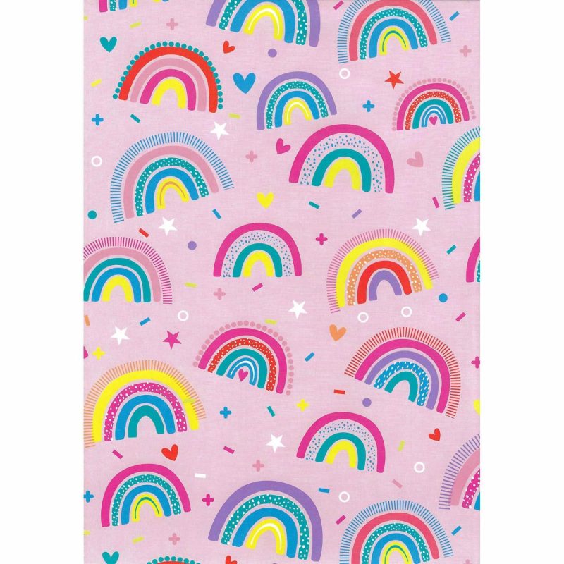 Gift Wrapping | Boho Rainbows Wrapping Paper (1 Sheet) Gift Wrapping Gift Wrapping