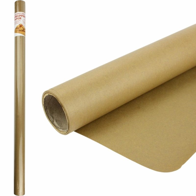 Gift Wrapping | Brown Kraft Wrapping Paper (3M) Gift Wrapping Gift Wrapping