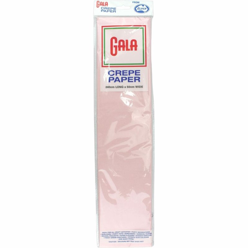 Gift Wrapping | Gala Light Pink Crepe Paper 240Cm X 50Cm (1 Sheet) Gift Wrapping Gift Wrapping