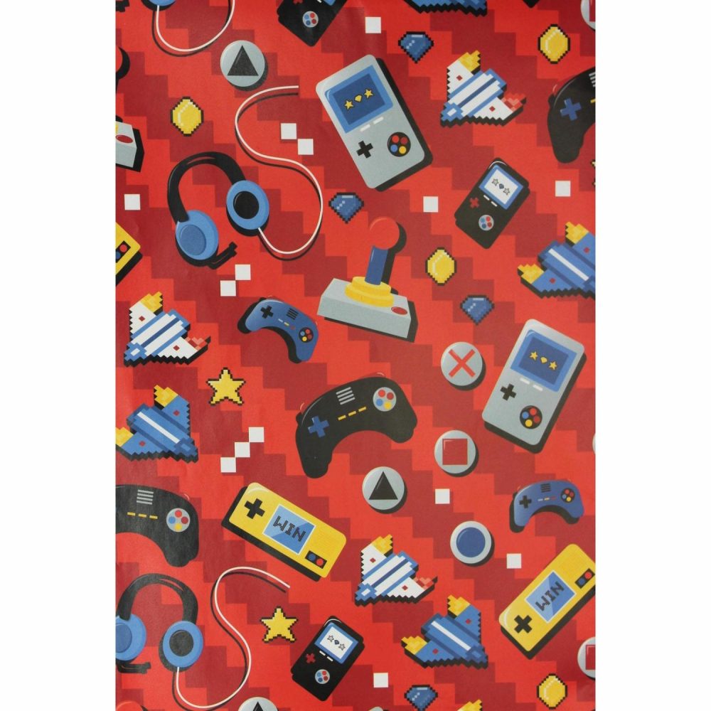 Gift Wrapping | Gaming Wrapping Paper (1 Sheet) Gift Wrapping Gift Wrapping