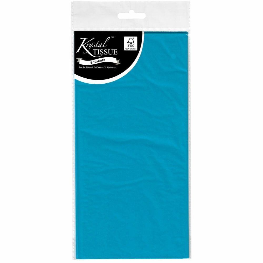 Gift Wrapping | Krystal Blue Tissue Paper (5 Sheets) Gift Wrapping Gift Wrapping