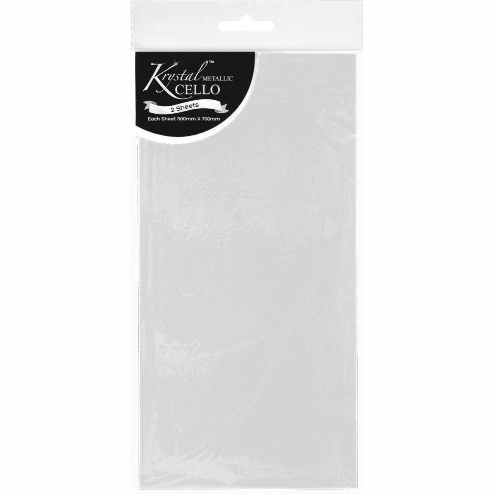 Gift Wrapping | Krystal Clear Cellophane (2 Sheets) Gift Wrapping Gift Wrapping