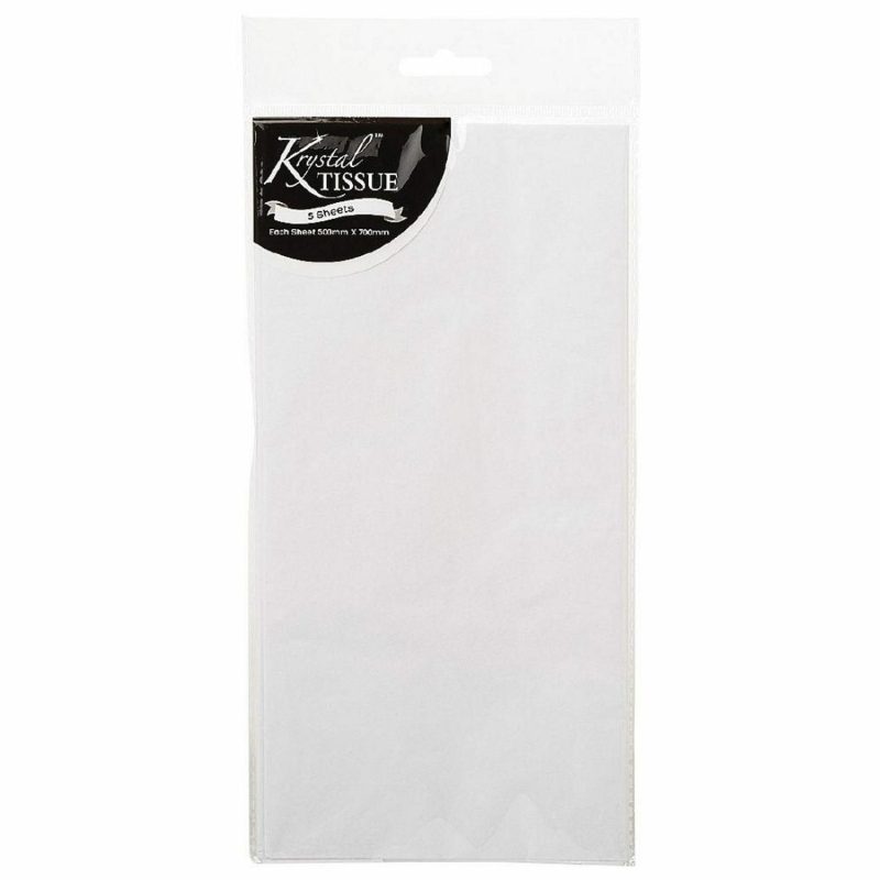 Gift Wrapping | Krystal White Tissue Paper (5 Sheets) Gift Wrapping Gift Wrapping