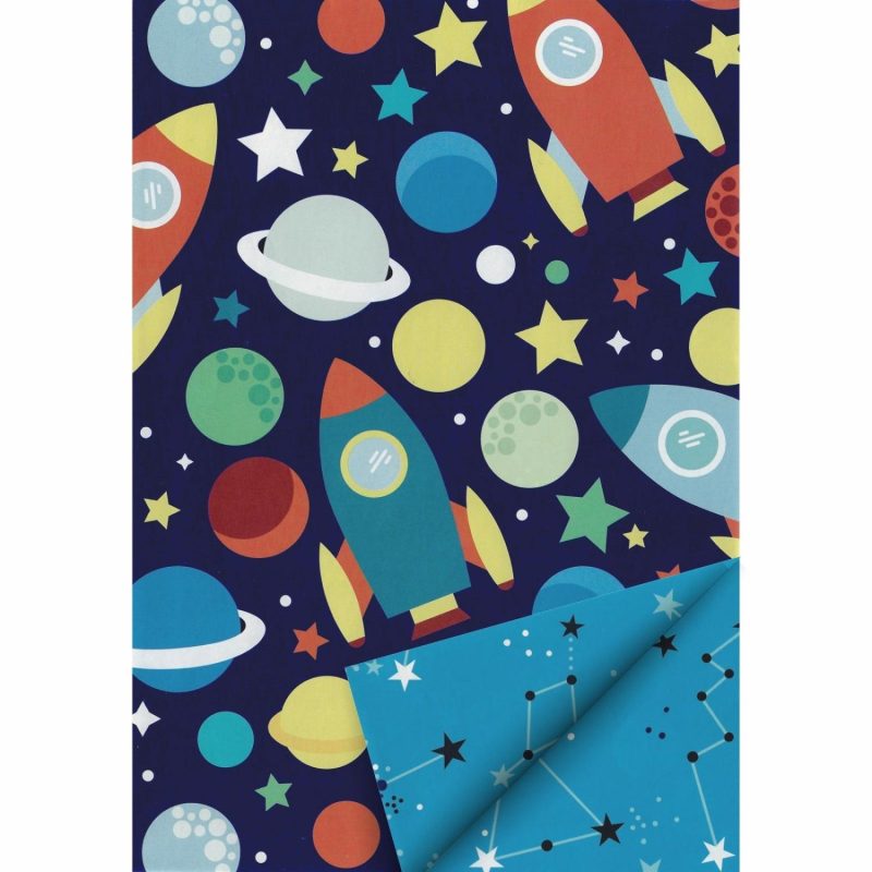 Gift Wrapping | Outer Space Wrapping Paper (1 Sheet) Gift Wrapping Gift Wrapping