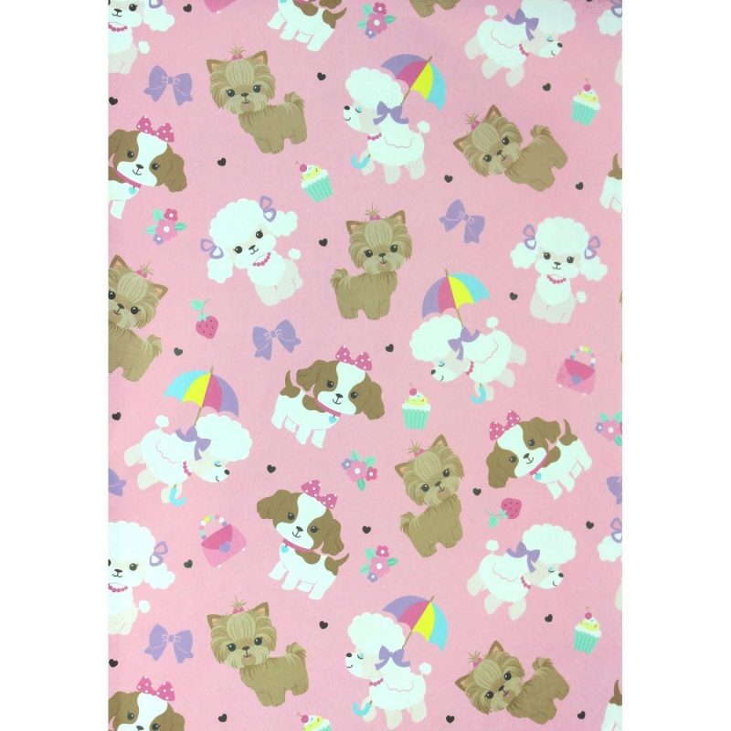 Gift Wrapping | Pretty Pups Wrapping Paper (1 Sheet) Gift Wrapping Gift Wrapping