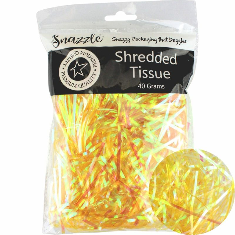 Gift Wrapping | Yellow Shredded Cellophane (40G Bag) Gift Wrapping Gift Wrapping