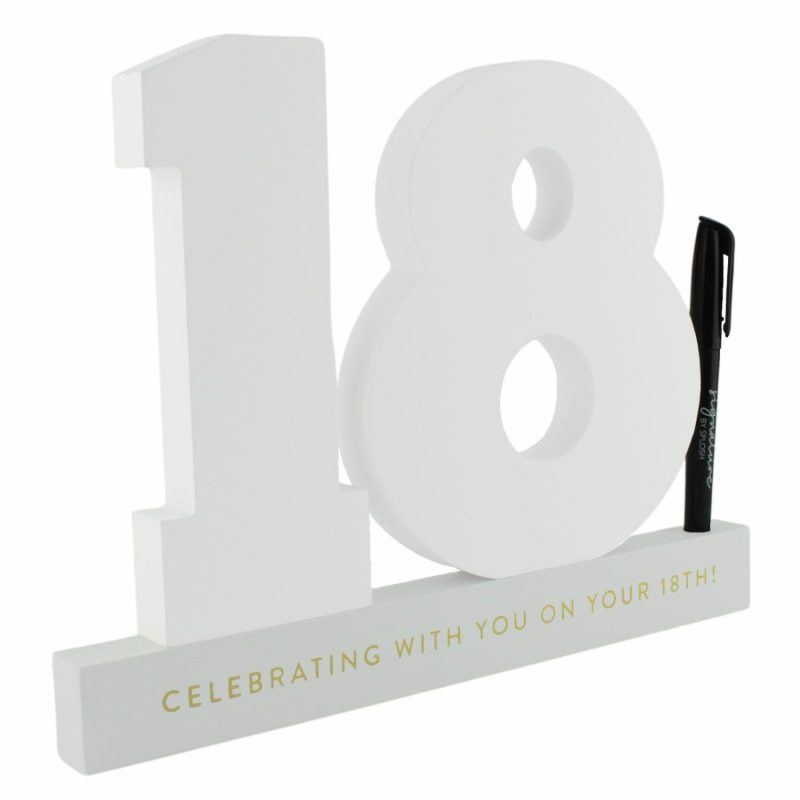 Keepsakes & Gifts | 18Th Birthday Signature Number Gifts Keepsakes & Gifts