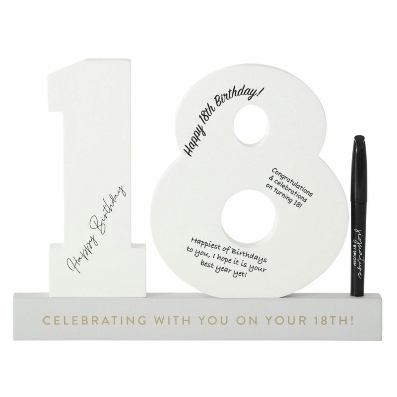 Keepsakes & Gifts | 18Th Birthday Signature Number Gifts Keepsakes & Gifts