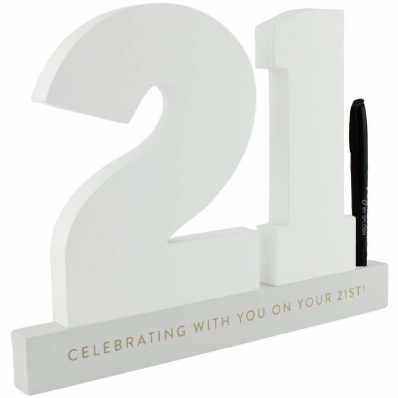 Keepsakes & Gifts | 21St Birthday Signature Number Gifts Keepsakes & Gifts